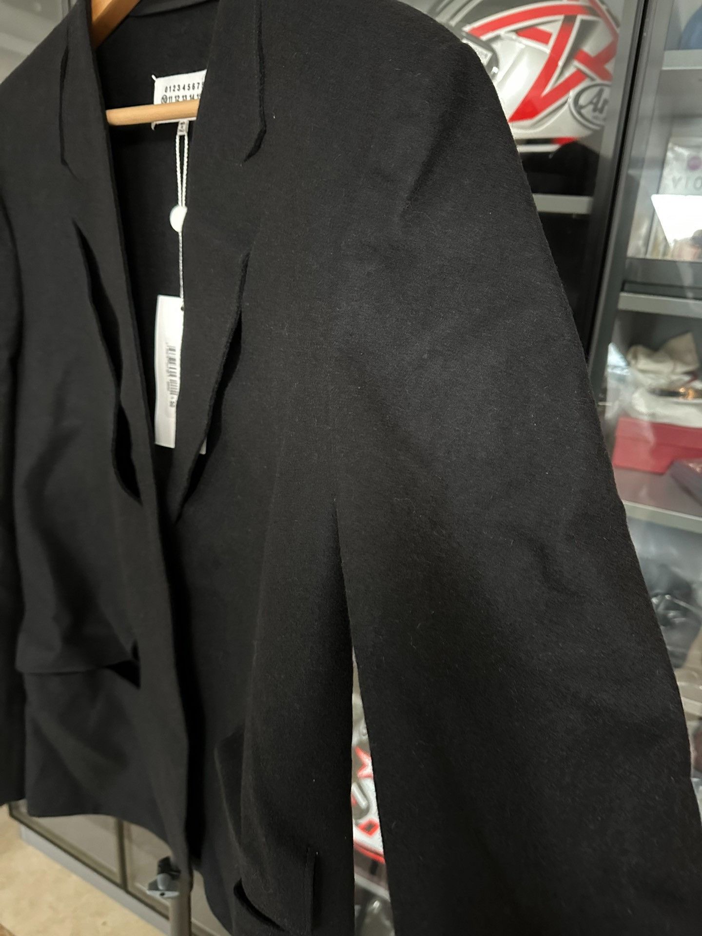 Maison Margiela Maison Margiela Collarless wool-cut suit 2501-Nextarrow Size US M / EU 48-50 / 2 - 7 Thumbnail