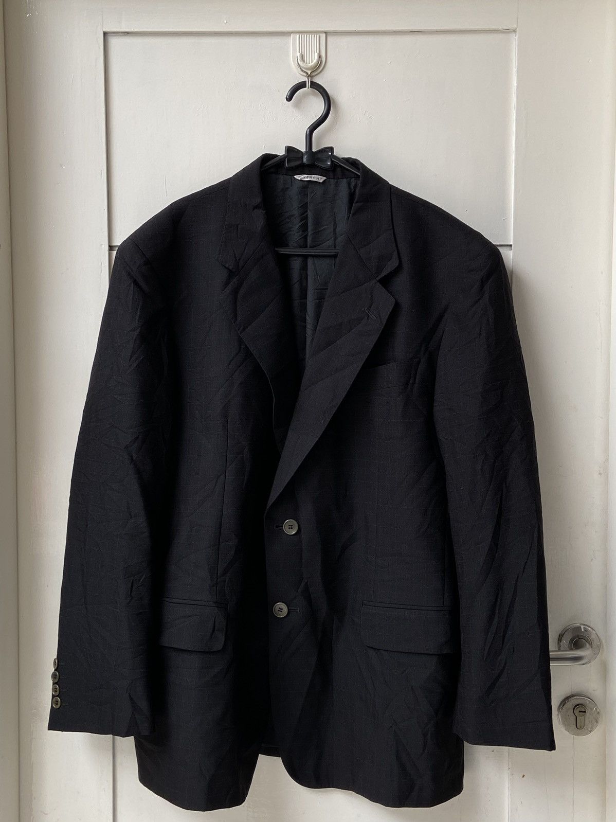 Givenchy MONSIEUR By GIVENCHY Black Suit Size 54L - 1 Thumbnail