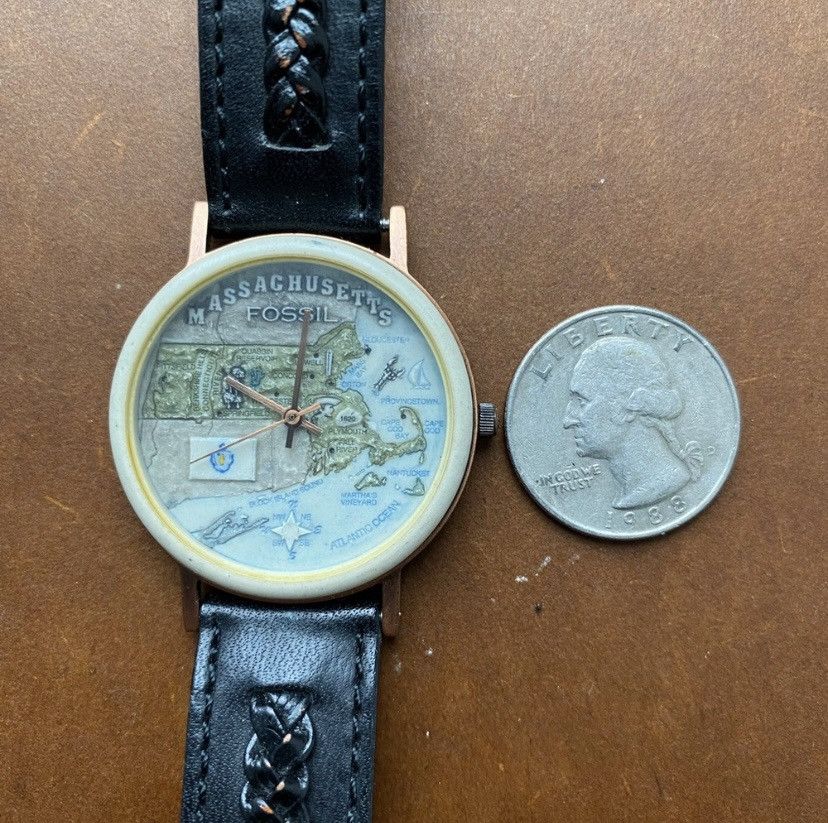 Fossil 1995 FOSSIL MASSACHUSETTS STONE WATCH BW-6761 Size ONE SIZE - 7 Thumbnail