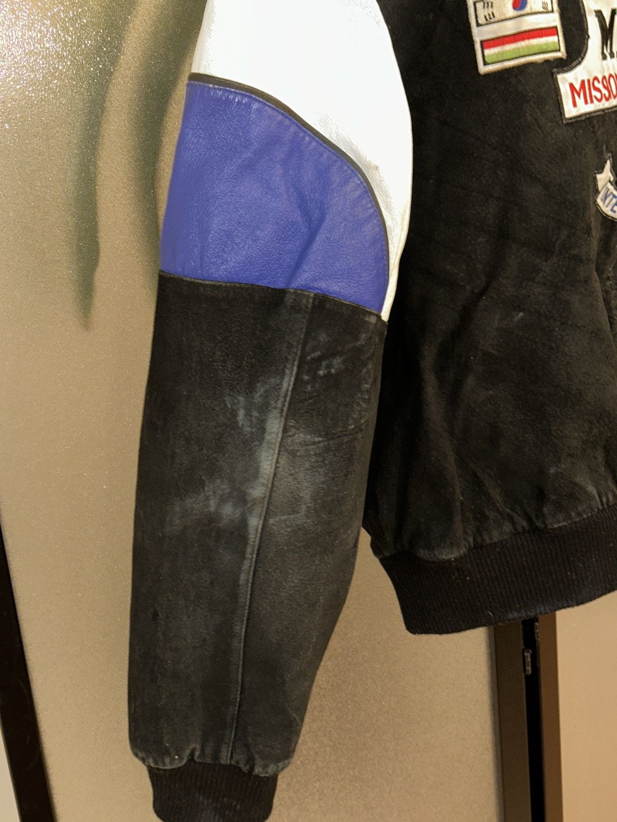 Other VTG Alamos Delta Force Leather Varsity Jacket Men’s XL Mili Size US XL / EU 56 / 4 - 2 Thumbnail