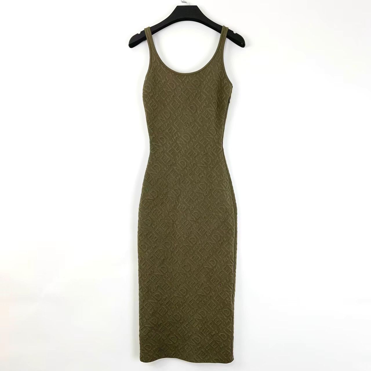 Fendi Fendi x SKIMS Embossed Logo Bodycon Dress K12 Size XS / US 0-2 / IT 36-38 - 2 Thumbnail