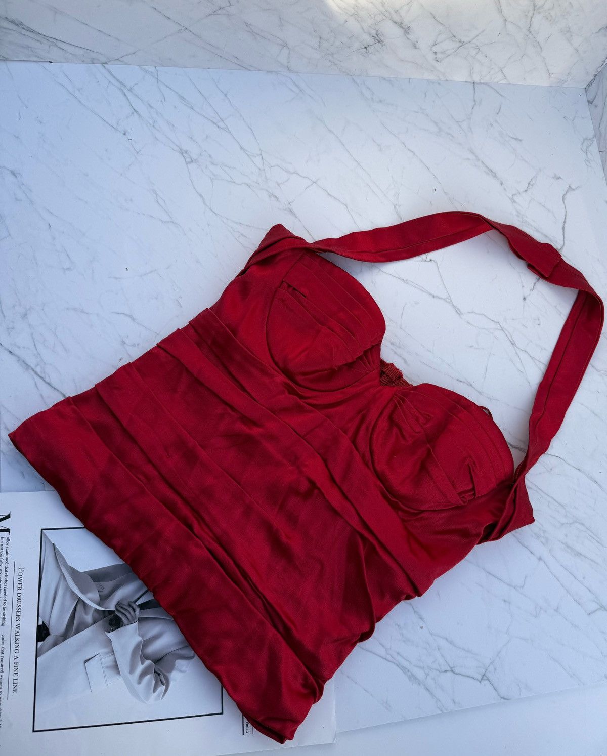 Dolce & Gabbana dolce & gabbana red top corset Size S / US 4 / IT 40 - 19 Thumbnail