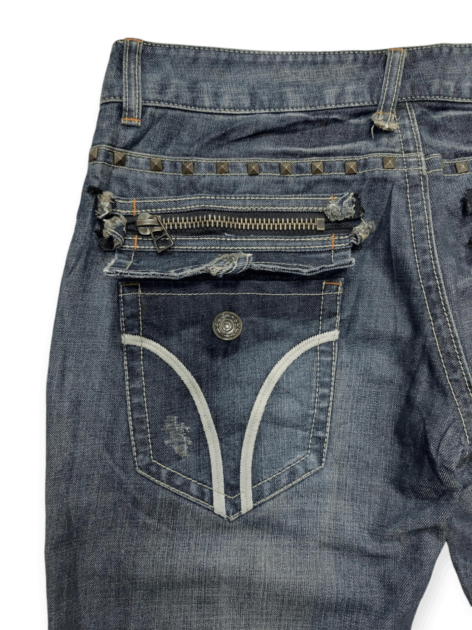If Six Was Nine × Vintage Vintage Classical Elf 1974 Rare Design Jeans Size US 32 / EU 48 - 19 Thumbnail