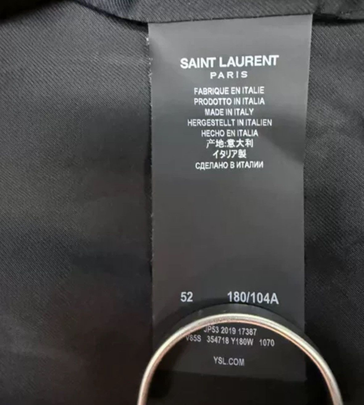 Saint Laurent Paris × Yves Saint Laurent Saint Laurent SLP black and white jacket 2412-Nextarrow Size US M / EU 48-50 / 2 - 4 Thumbnail
