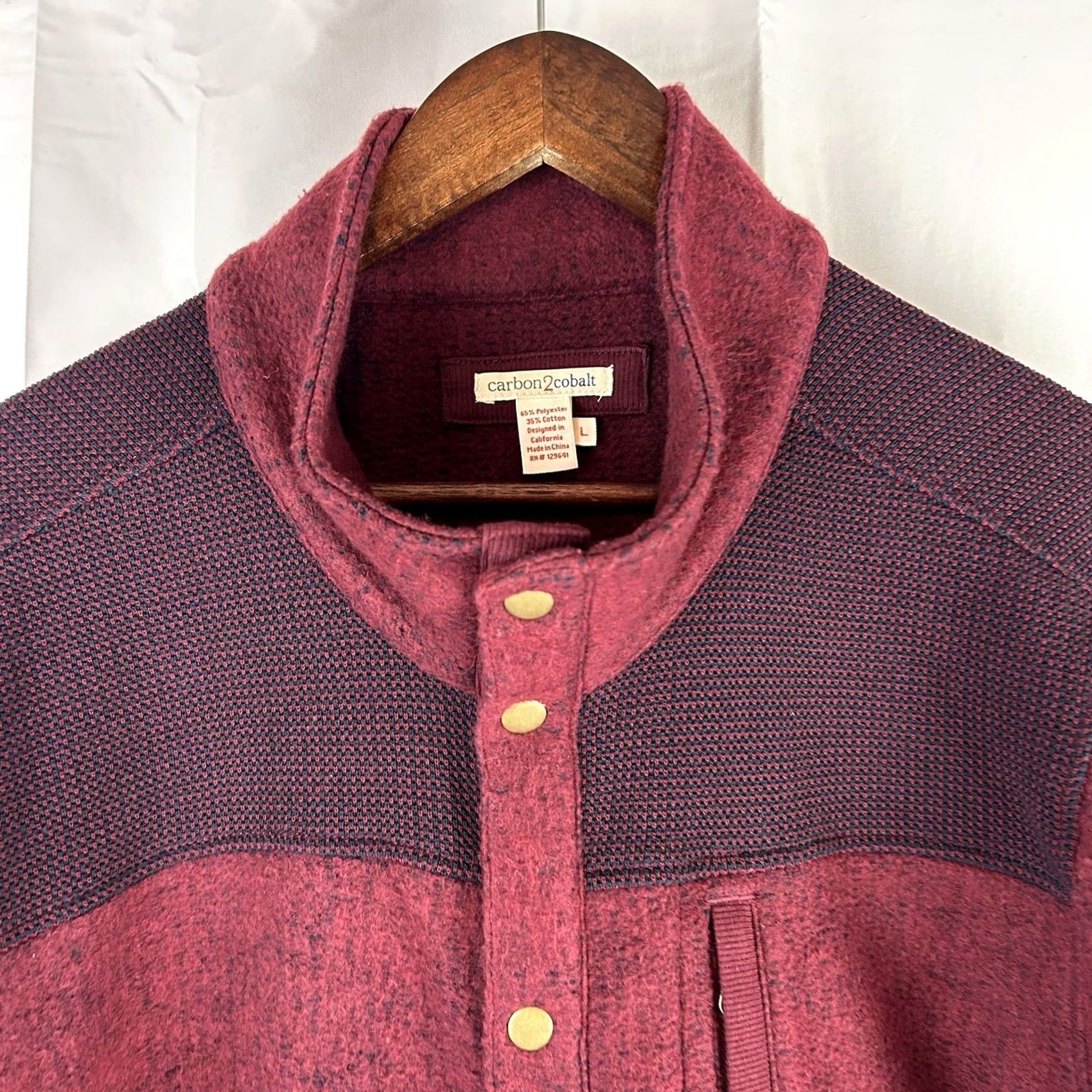 Carbon2Cobalt VINTAGE? No – Carbon 2 Cobalt Shirt Jacket Mens L Maroon Snap Button Pockets Shacket Outdoor Shirt Jacket Mens L Maroon Pockets Shacket Outdoor Size US L / EU 52-54 / 3 - 3 Thumbnail