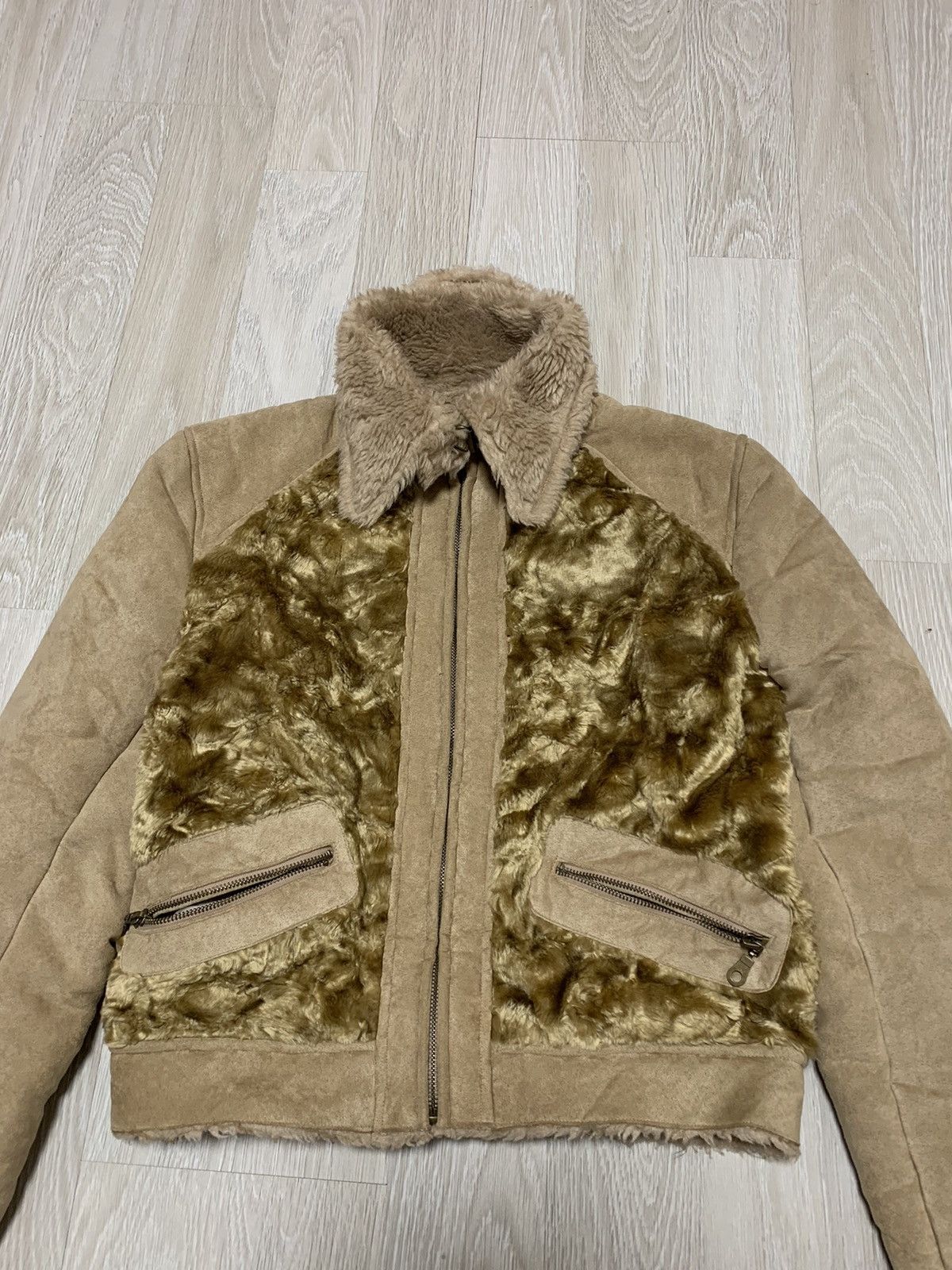 20471120 × Jean Paul Gaultier × Vintage Vintage faux fur jacket Size M / US 6-8 / IT 42-44 - 4 Thumbnail