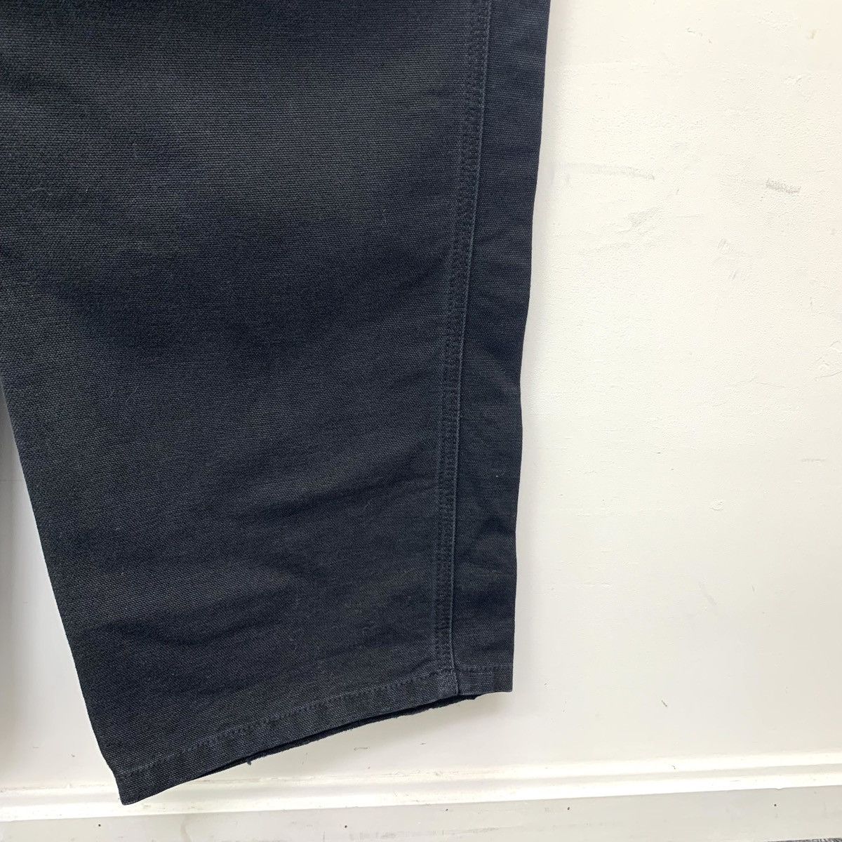 Carhartt Carhartt Black Cotton Overalls Denim Pants K26WX Size 33" - 6 Thumbnail