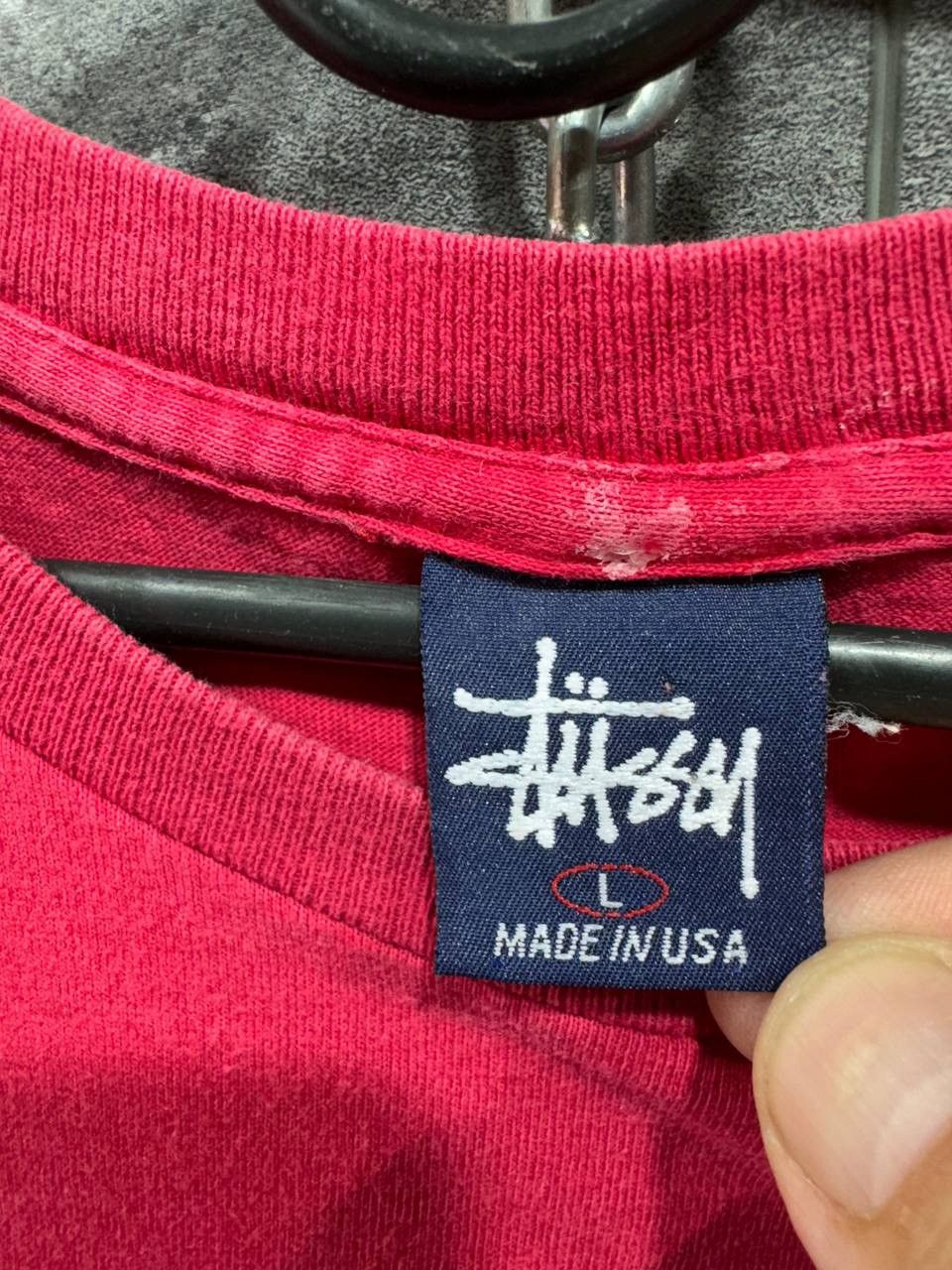 Other Mens Vintage Stussy T-Shirt USA Big Logo Tee Size US L / EU 52-54 / 3 - 8 Thumbnail