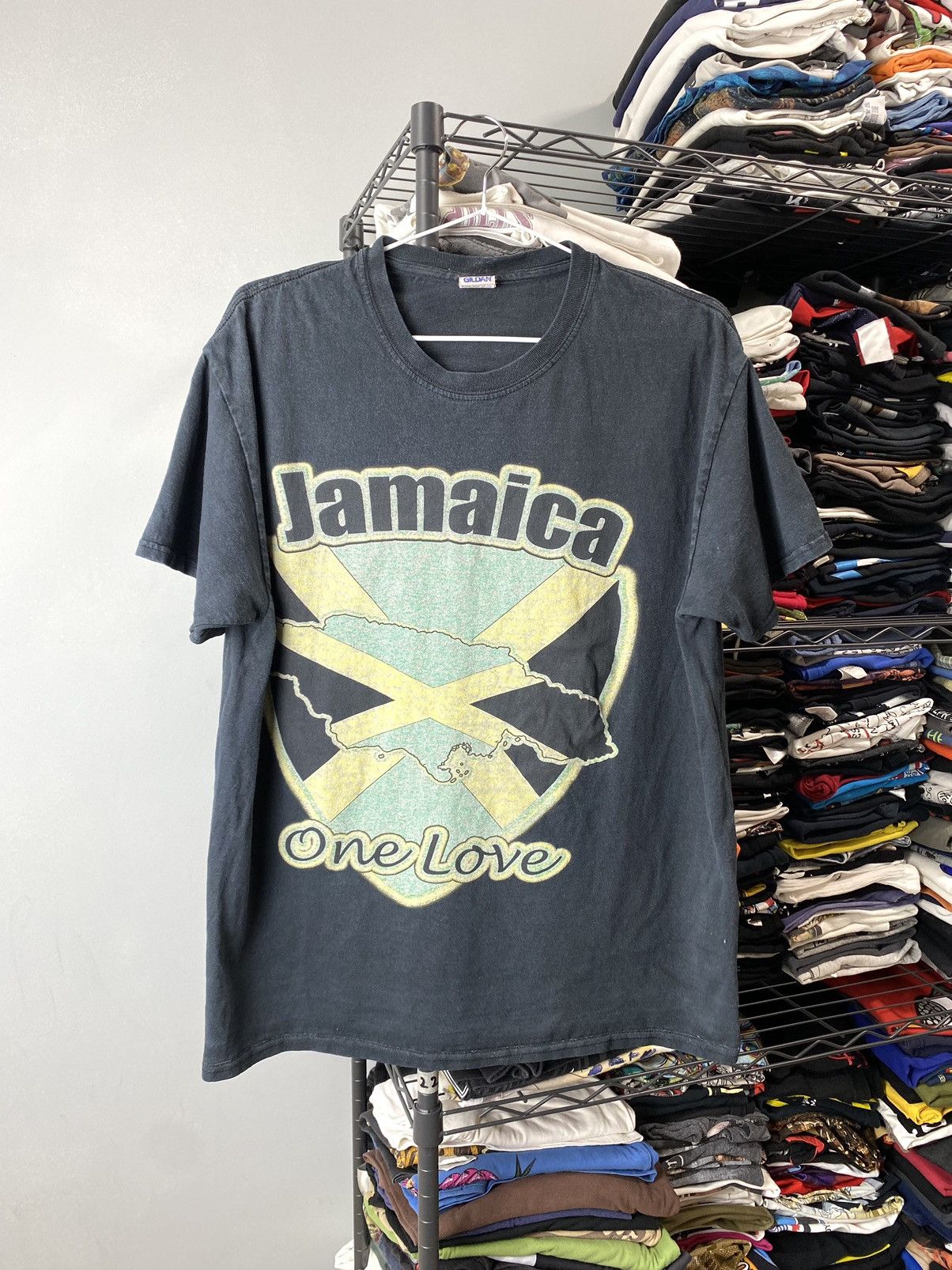 Rap Tees Vintage Jamaica Bob Marley Rasta T Shirt Smoke Weed Size US L / EU 52-54 / 3 - 1 Thumbnail