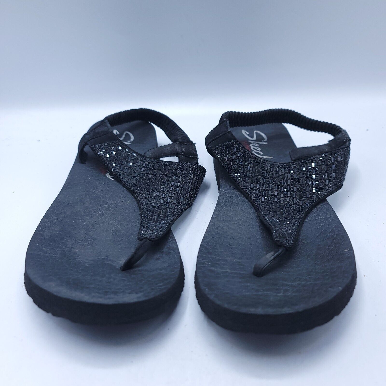 SKECHERS Skechers Meditation Rock Crown Womens Size 7 31590 Black Size US 7 / IT 37 - 2 Thumbnail