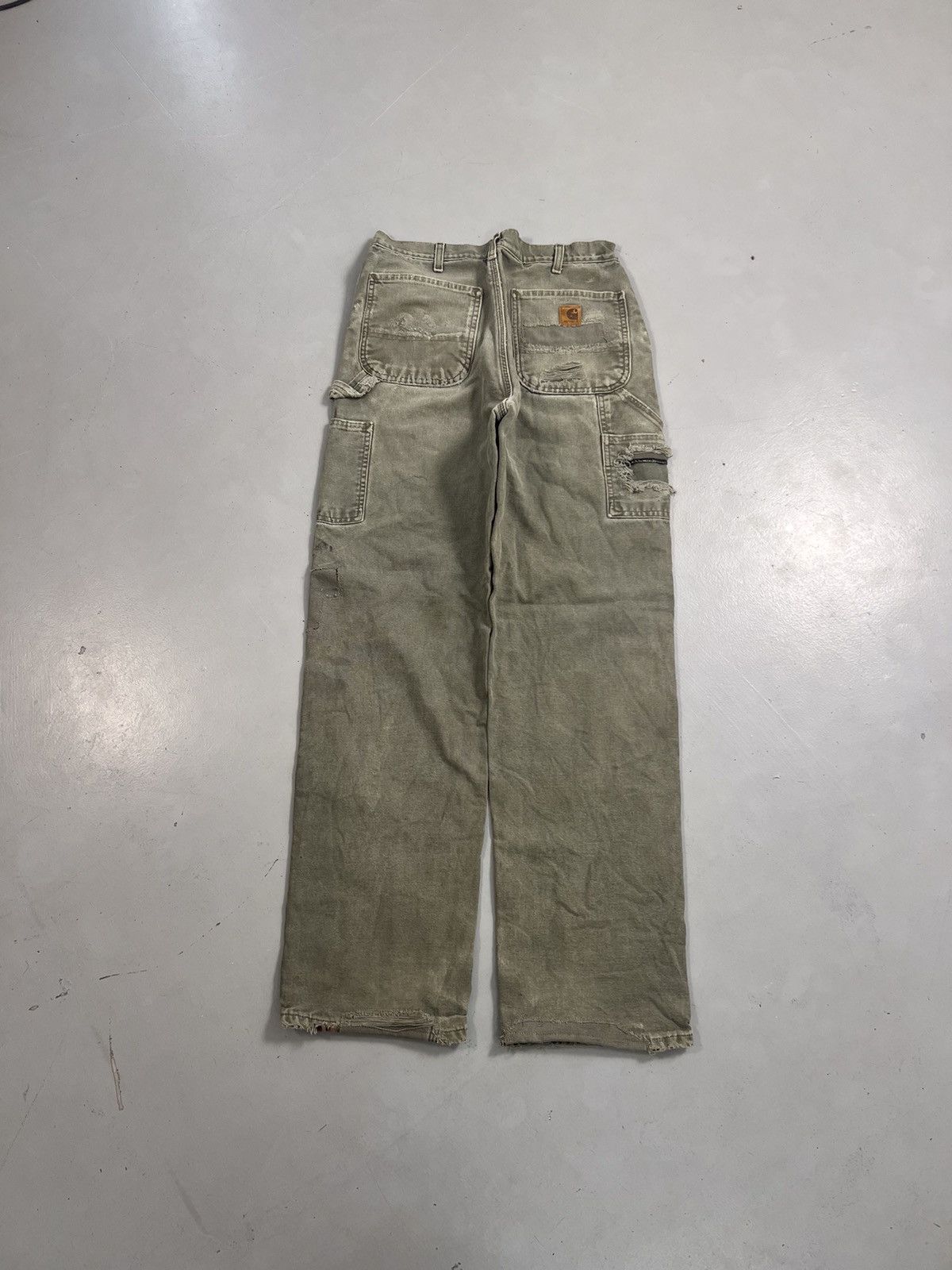 Carhartt Rare Vintage Carhartt B111 MOS blanket line carpenter denim Size US 33 - 7 Thumbnail
