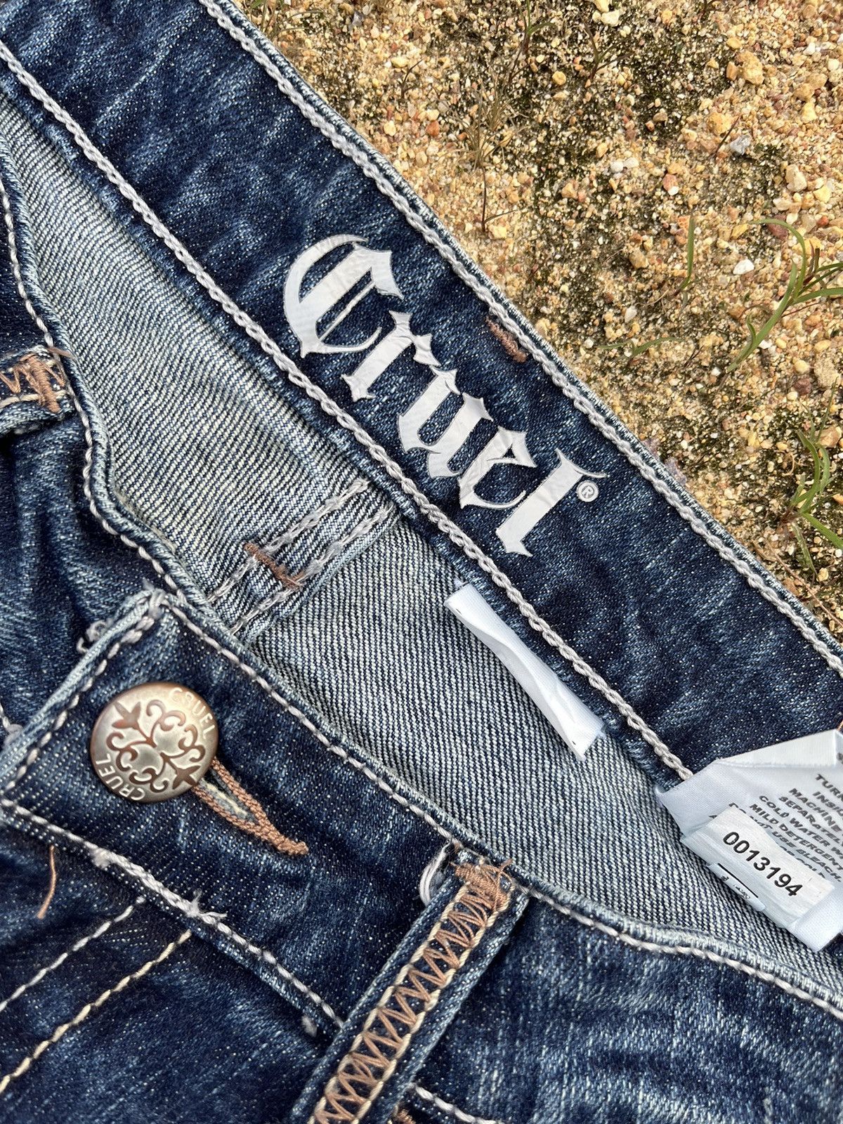 Hysteric Glamour × Japanese Brand × Vintage Flare Cruel Hysteric Inspired Denim Size US 31 - 9 Thumbnail