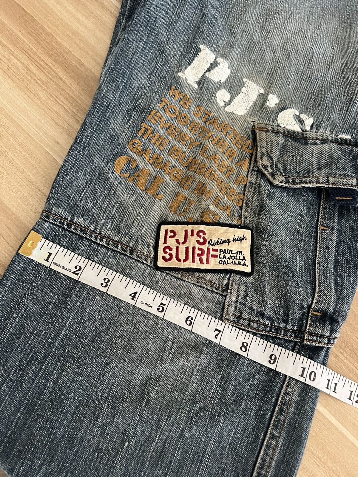 JNCO Vintage PJ’S SURF cargo Baggy Denim Size US 31 - 7 Thumbnail