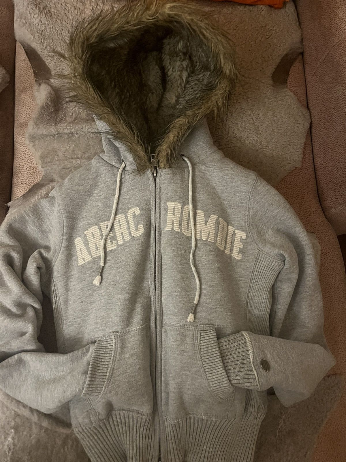 Image of Abercrombie Fitch x If Six Was Nine Abercrombie & Fitch Hoodie in Grey, Men's (Size Small)