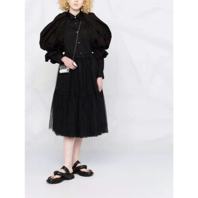 Comme des Garcons Comme Des Garcons Pleated Lace Cotton Filling Short Shirt Size S / US 4 / IT 40 - 7 Thumbnail
