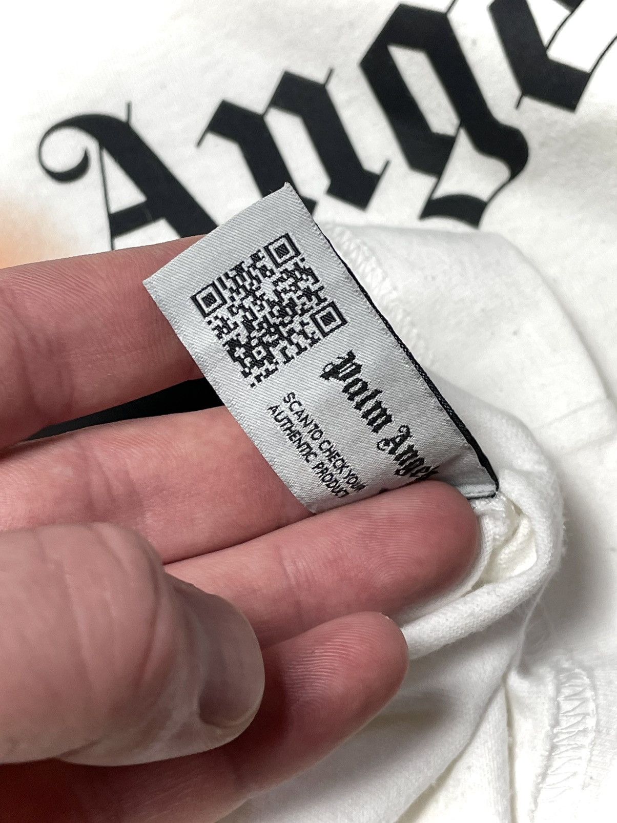 Palm Angels Palm Angels Miami Spray Logo T-Shirt – White – Size L Size US L / EU 52-54 / 3 - 10 Thumbnail