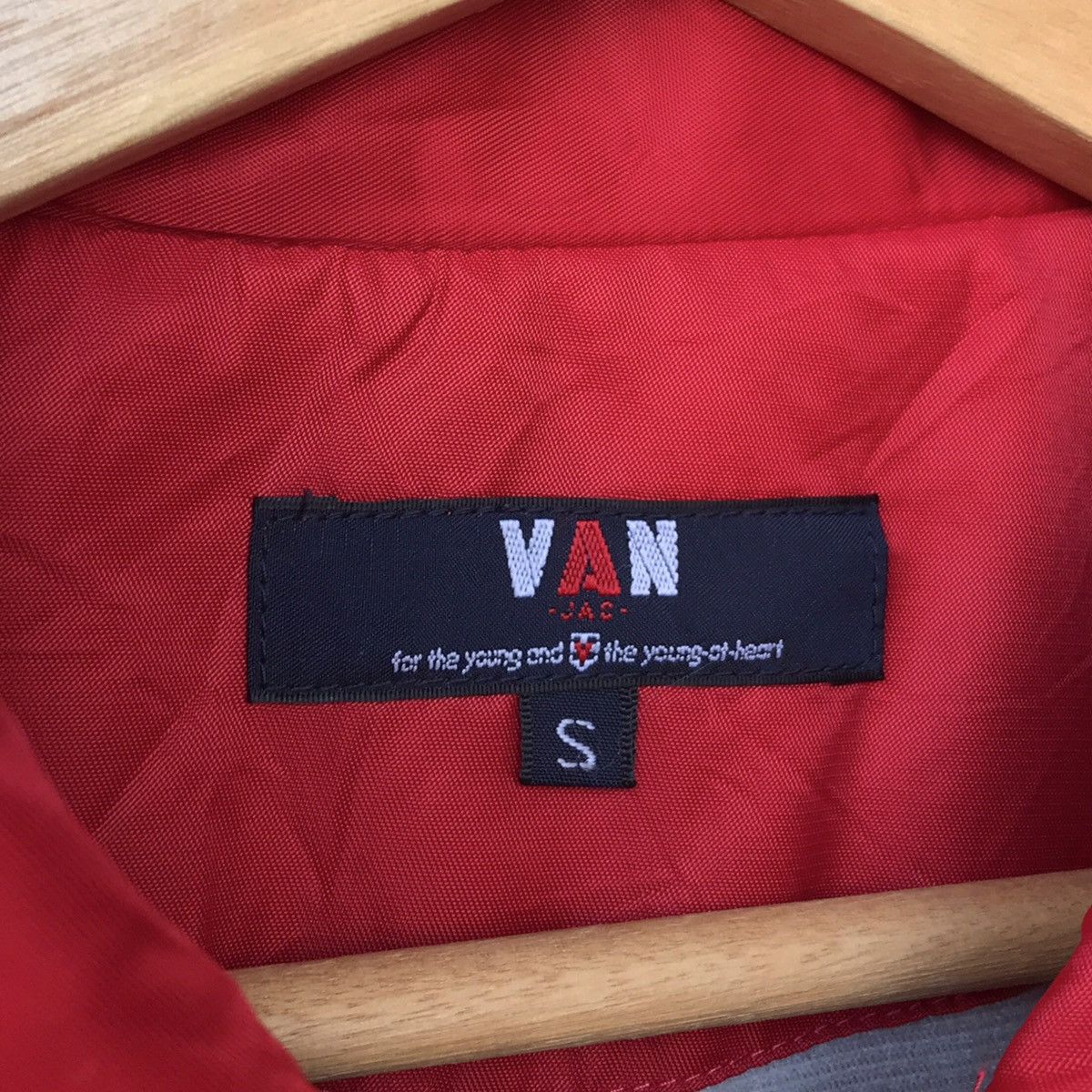 Japanese Brand × Van V.A.N Jac Japan Young At Heart Big Logo Coach Jacket Size US M / EU 48-50 / 2 - 8 Thumbnail