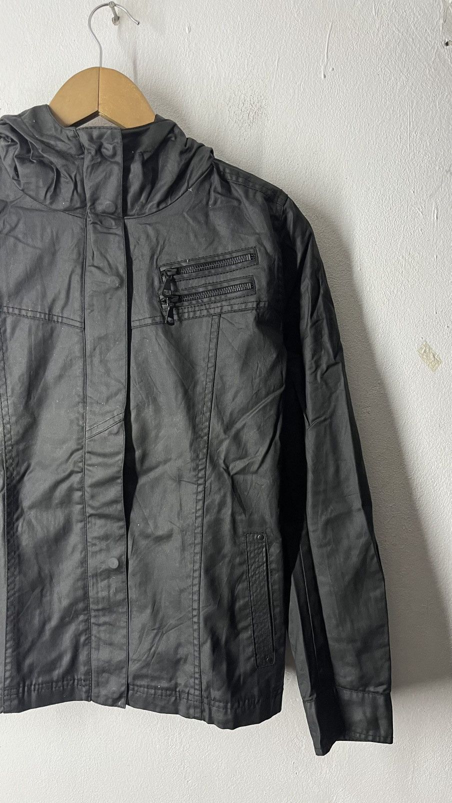 Japanese Brand COATED CLOTH X UNIQLO JAPANESE BRAND DESIGNER JACKET Size M / US 6-8 / IT 42-44 - 3 Thumbnail