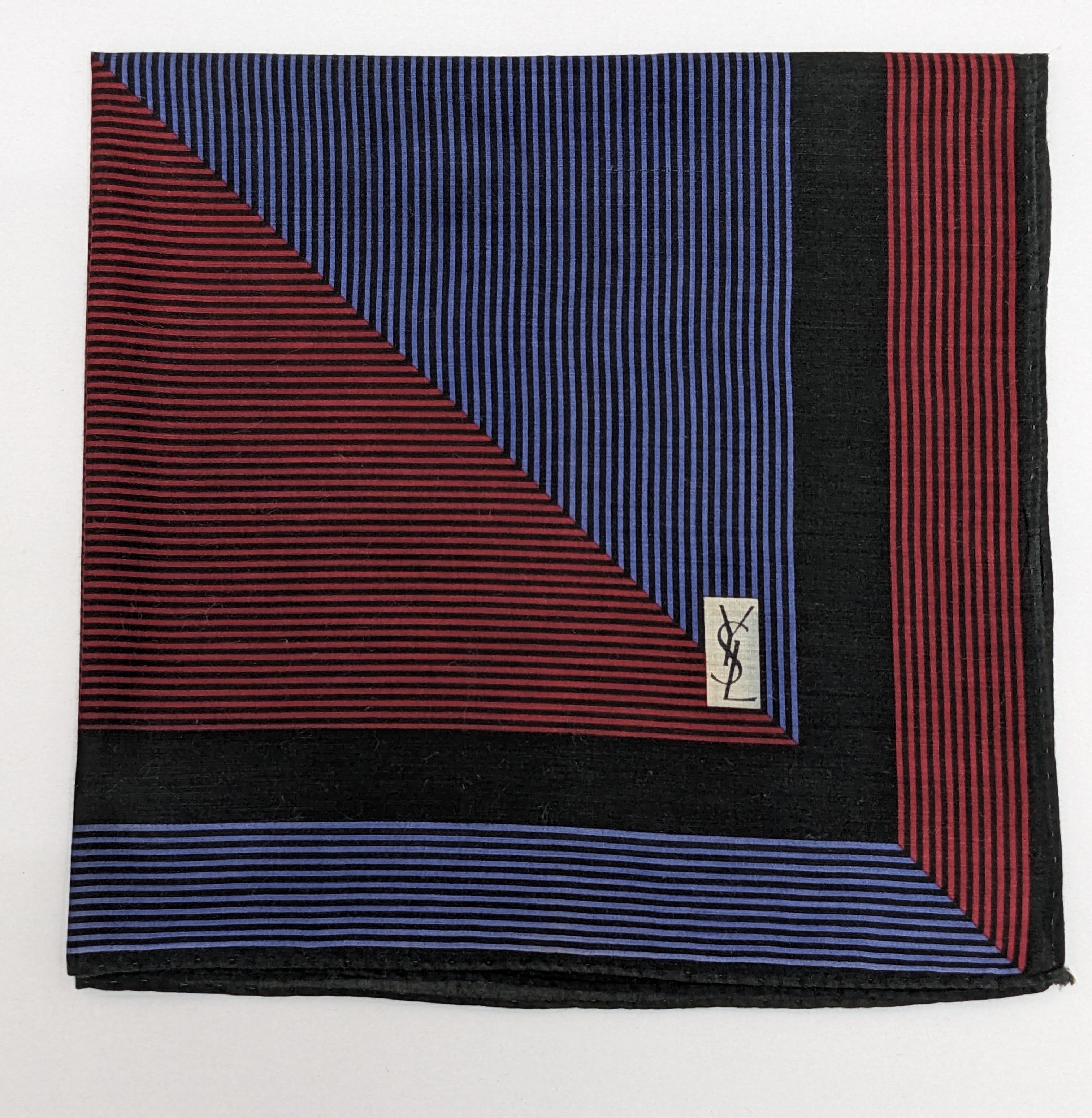 Yves Saint Laurent YVES SAINT LAURENT Handkerchief Scarf Pocket Square Size ONE SIZE - 1 Thumbnail