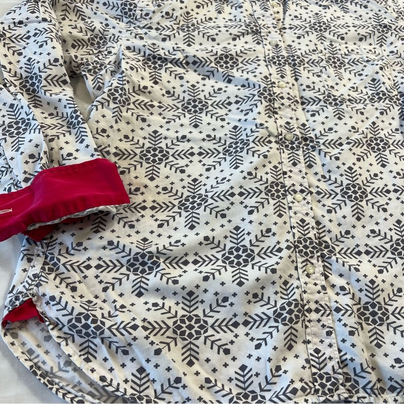 Victoria's Secret Victoria's Secret Women's Large Winter Sleep Pajama Top Size L / US 10 / IT 46 - 2 Thumbnail