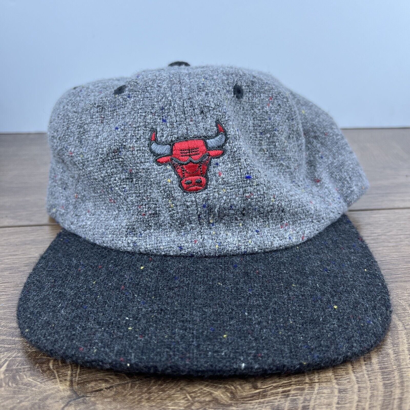 Mitchell & Ness Chicago Bulls Hat Mitchell & Ness Gray Hat Adjustable Adult Size ONE SIZE - 1 Thumbnail
