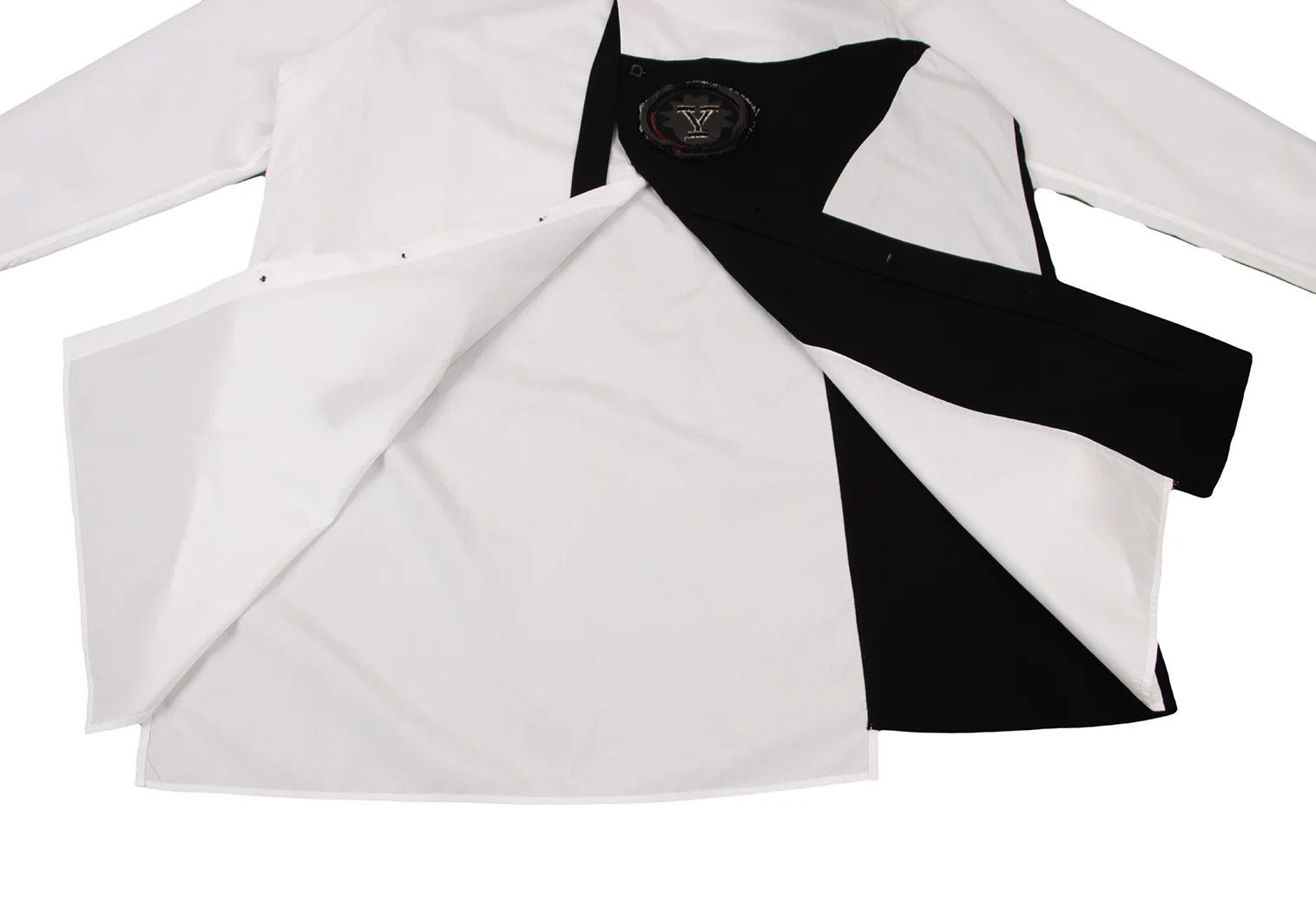 Yohji Yamamoto Yohji Yamamoto Cotton Front Design Long Shirt Size US S / EU 44-46 / 1 - 11 Thumbnail