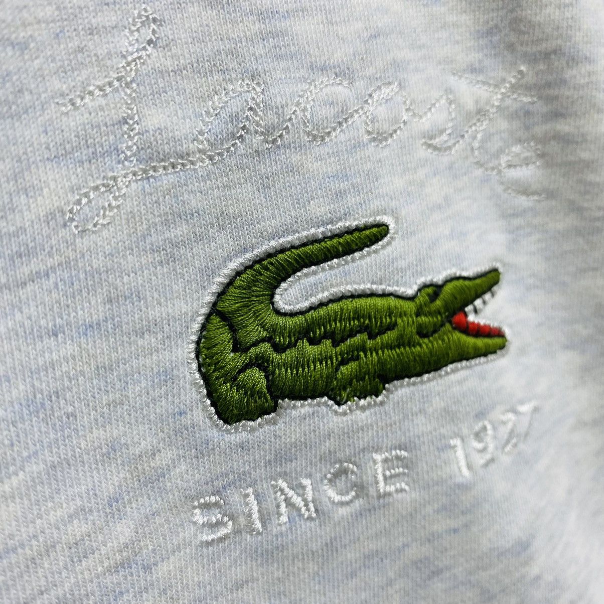 Lacoste Vintage Lacoste Sport Zip Up Sweatshirt Gray Track Jacket L Size US L / EU 52-54 / 3 - 8 Thumbnail
