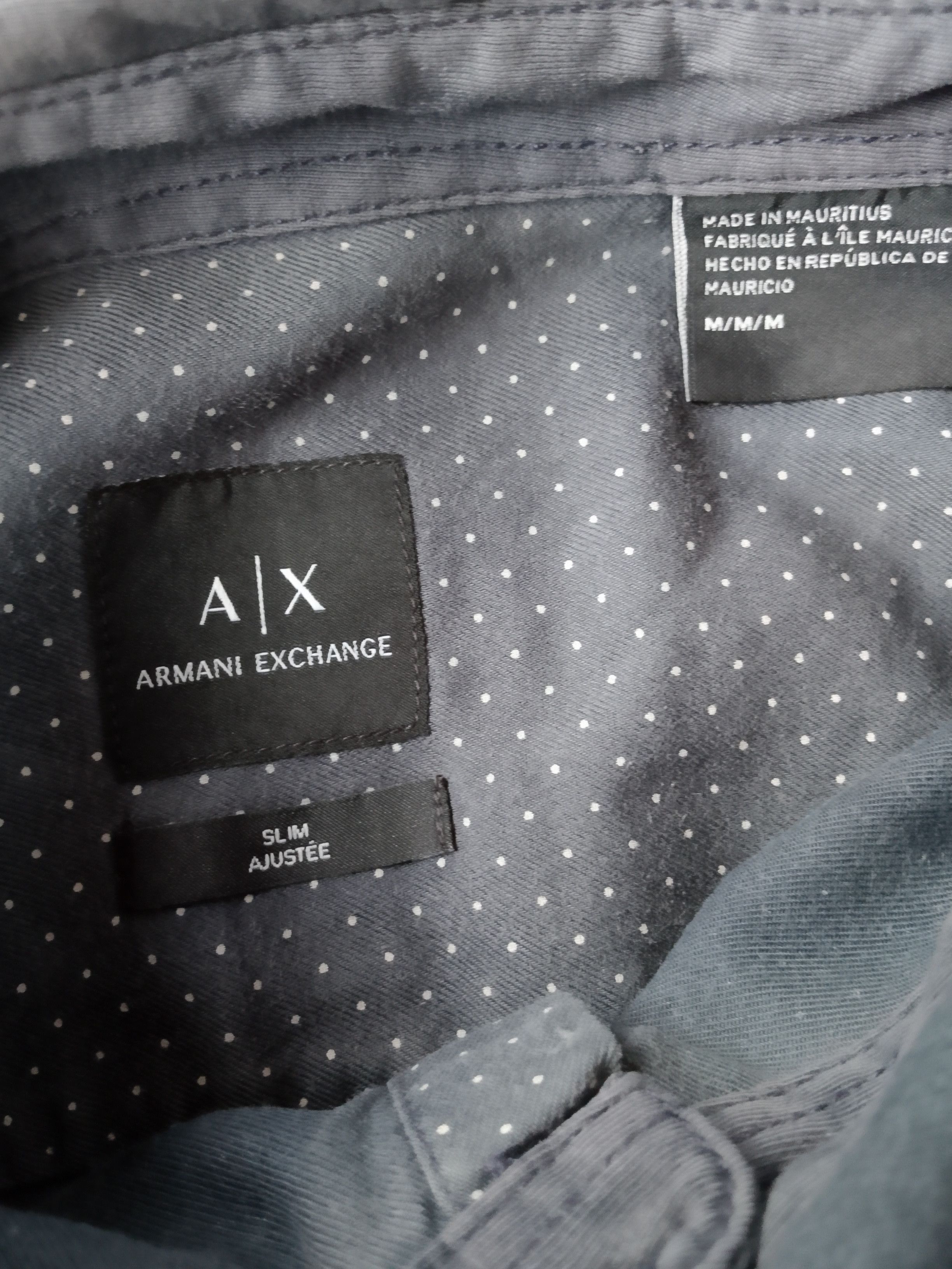 Armani Exchange Armani Exchange Slim Charcoal Shirt Versatile Wardrobe Base Size US M / EU 48-50 / 2 - 7 Thumbnail
