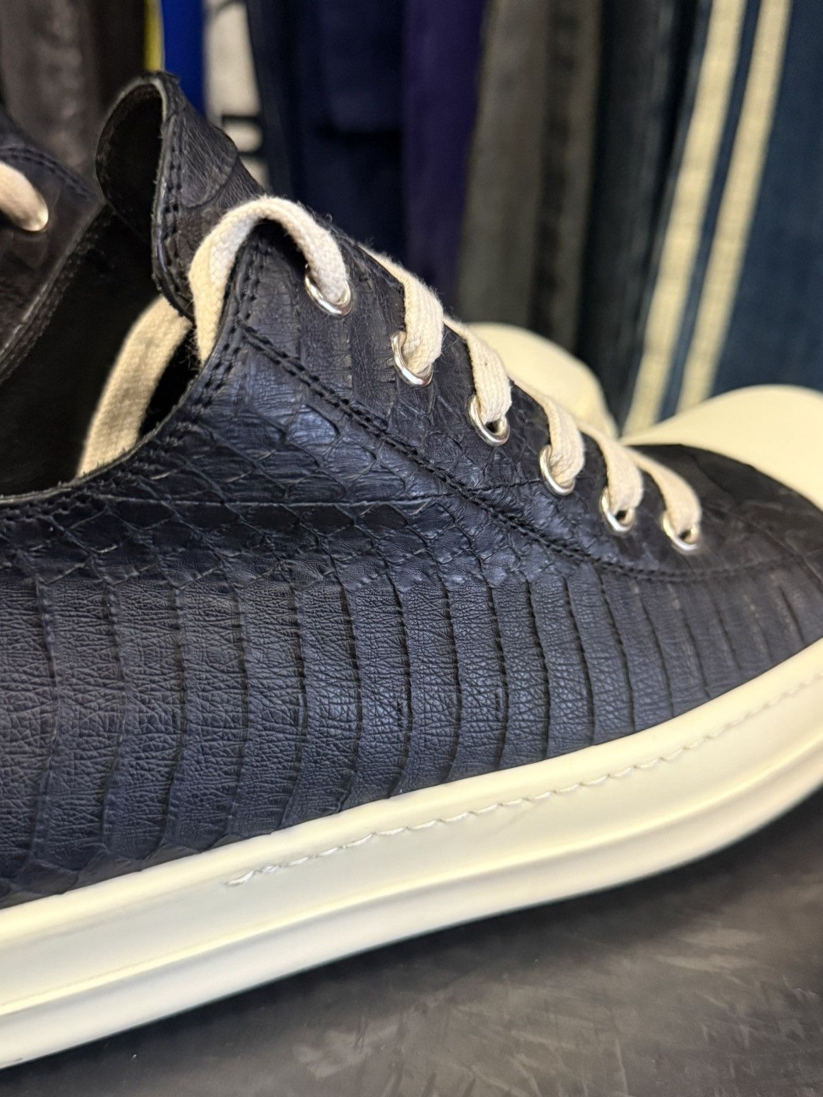 Rick Owens Rick owes python snake skin ramones Size US 8 / EU 41 - 5 Thumbnail