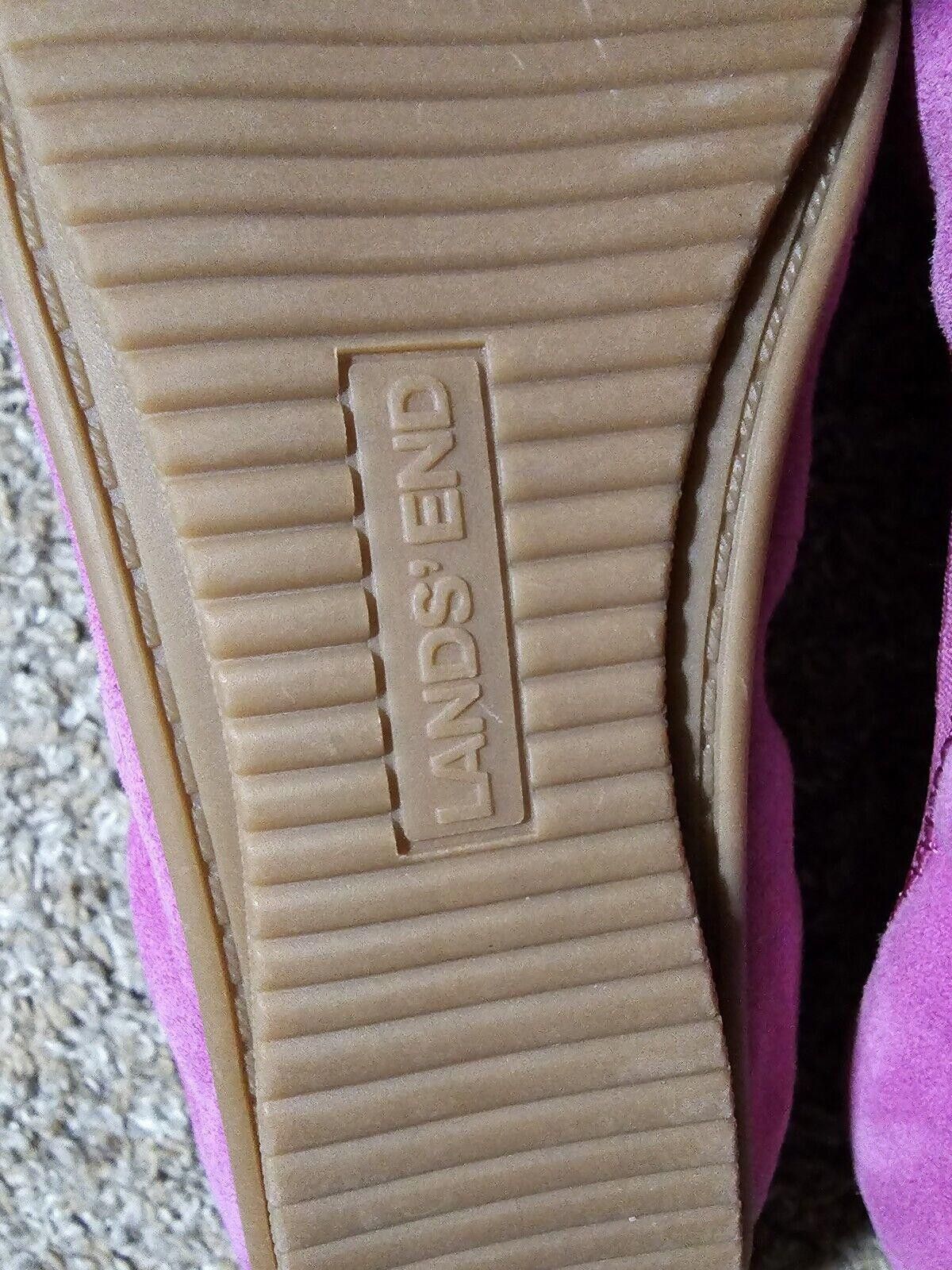 Lands' End Lands End Ballet Flat Shoes Pink Elastic Slip On Size 7 Size US 7 / IT 37 - 7 Thumbnail
