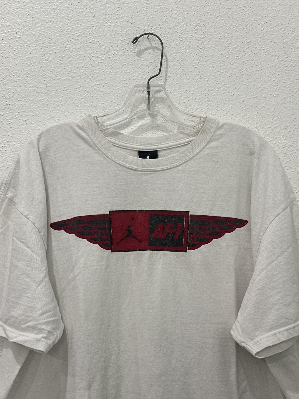 Jordan Brand Vtg Y2K Jordan AF-1 Nike Graphic T-Shirt Wings Logo Size XXL Size US XXL / EU 58 / 5 - 2 Thumbnail
