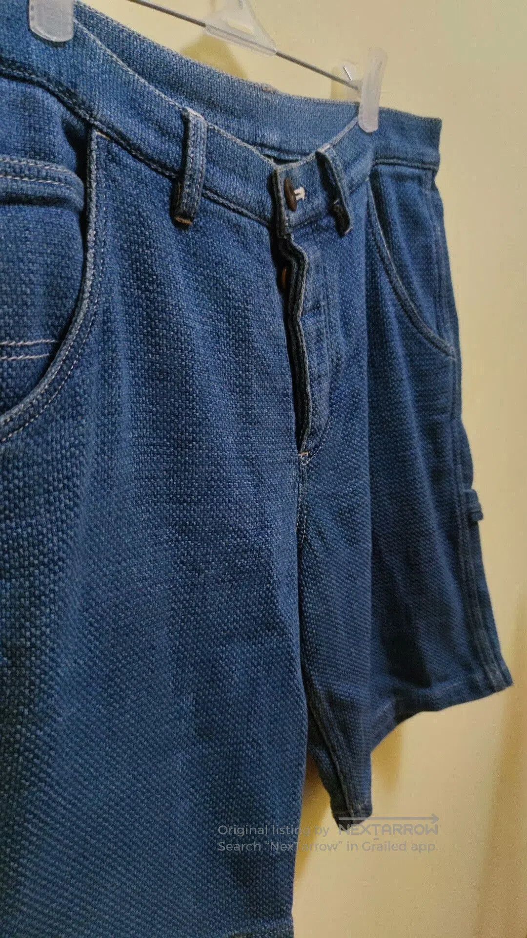 Evisu Blue Workwear Style Dyed Shorts. Size US 28 / EU 44 - 3 Thumbnail
