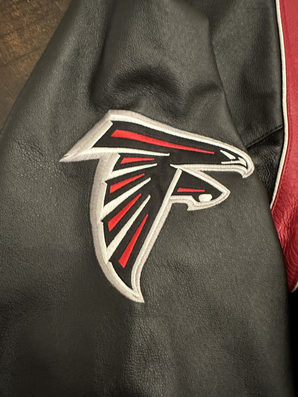 NFL NFL Atlanta Falcons Wool Leather Reversible Jacket-Size LRG Size US L / EU 52-54 / 3 - 5 Thumbnail