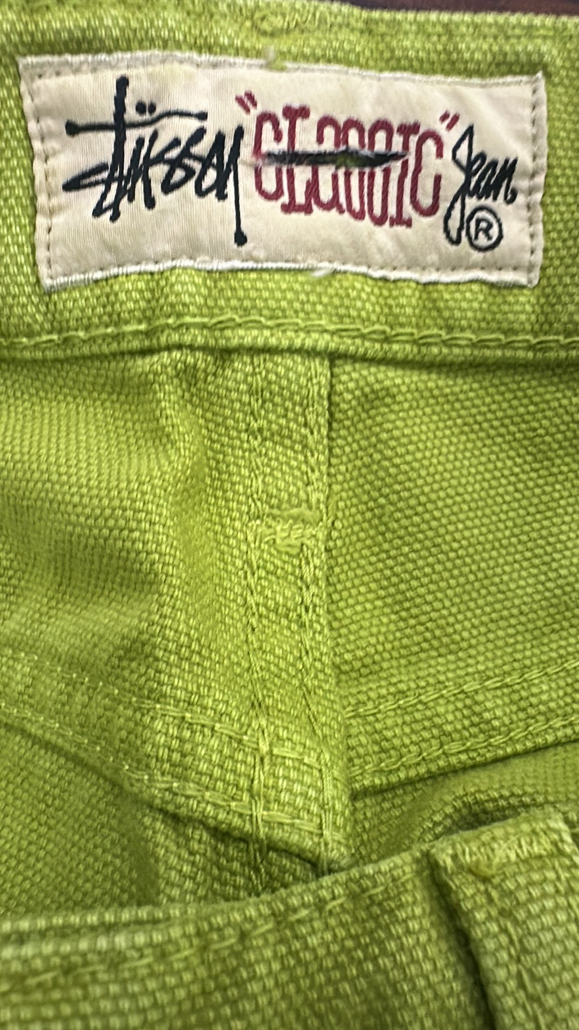 Stussy Stussy Classic Jean Washed Canvas “Cactus” 30 Size US 30 / EU 46 - 7 Thumbnail