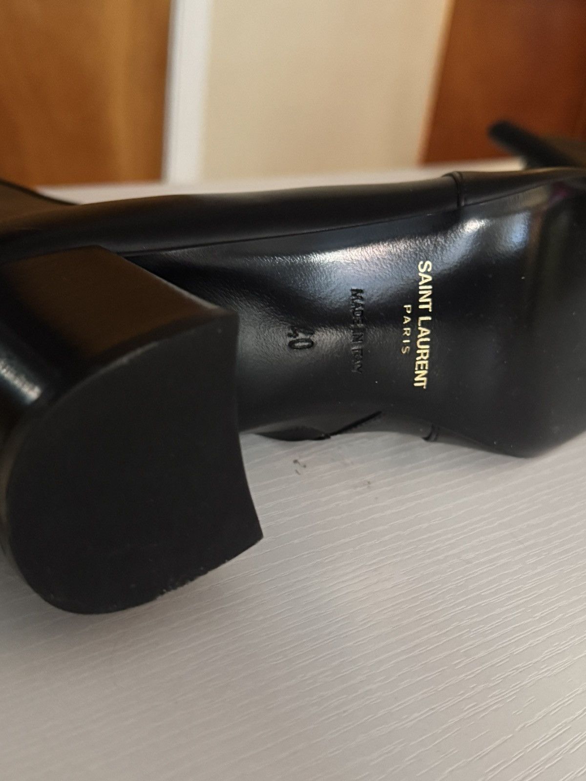 Saint Laurent Paris Saint Laurent XIV 70mm Boots Size US 7 / EU 40 - 8 Thumbnail