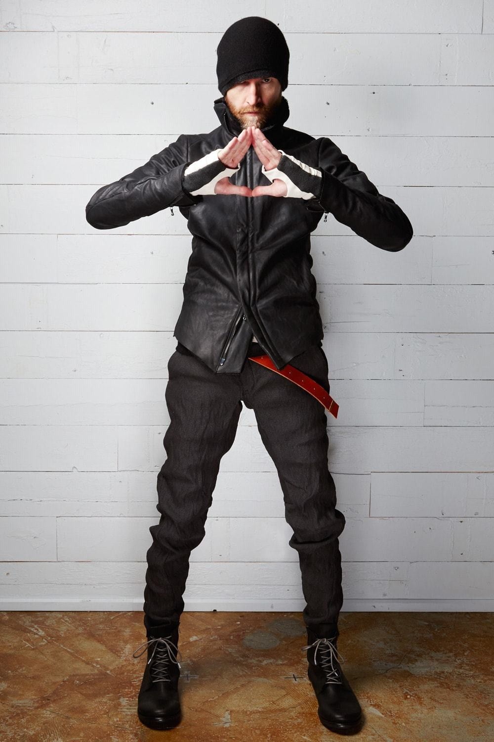 Devoa Highneck Kangaroo Leather Jacket sz 4 JP Size US M / EU 48-50 / 2 - 10 Thumbnail