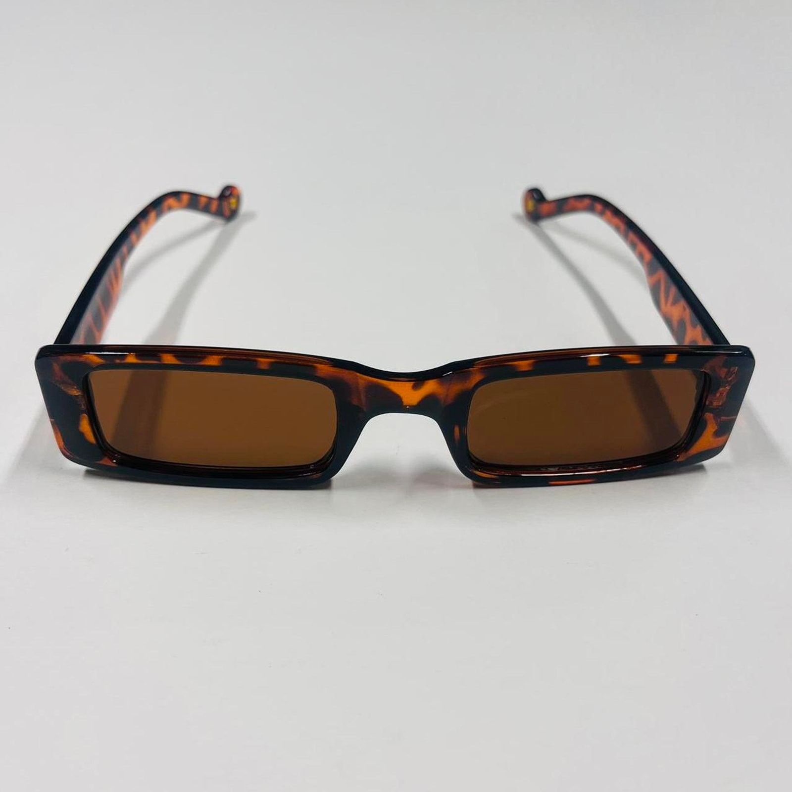 Vintage Y2k 2000s vintage style leopard print rectangular sunglasses Size ONE SIZE - 4 Thumbnail