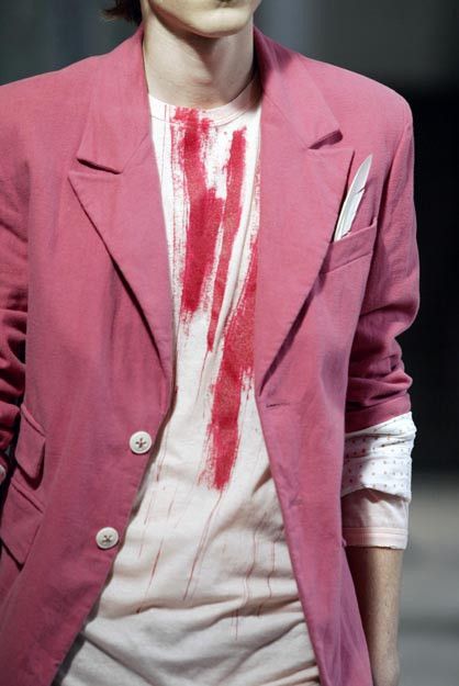 Ann Demeulemeester SS06 Brushstroke Tee Size US S / EU 44-46 / 1 - 6 Thumbnail