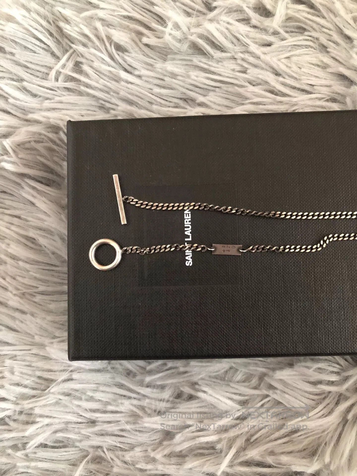 Saint Laurent Paris Saint Laurent 16SS Music Note Necklace. Size ONE SIZE - 4 Thumbnail