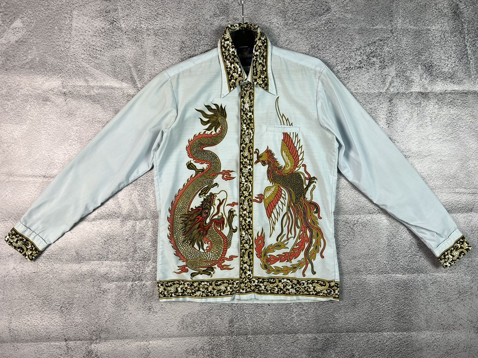 Vintage Vintage Avant Garde long sleeve shirt dragon Size US M / EU 48-50 / 2 - 2 Thumbnail