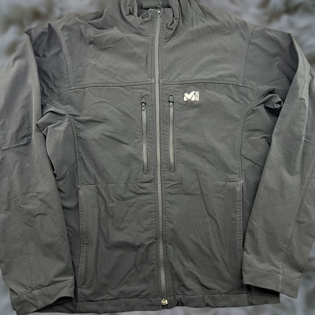 Vintage VINTAGE Millet Track Jacket Mens L Black Softshell Full Zip Waterproof Outdoor Outdoor Size US L / EU 52-54 / 3 - 1 Thumbnail