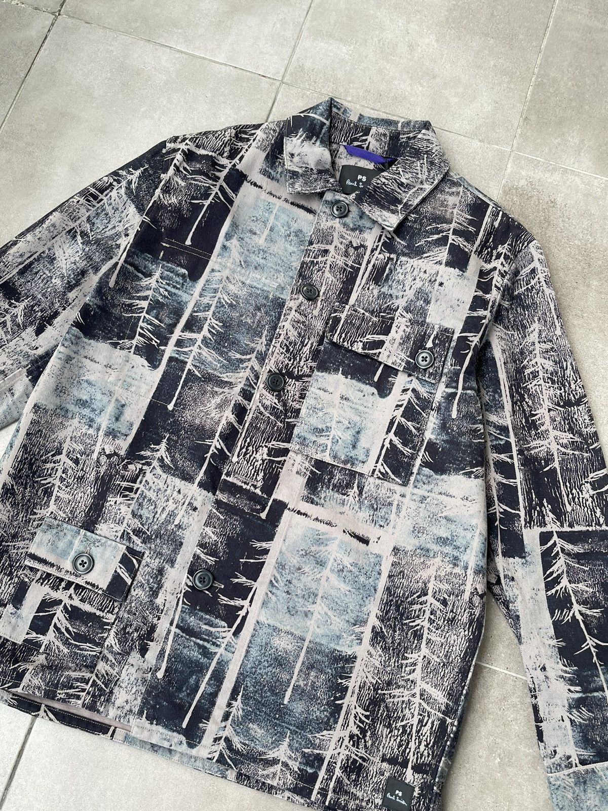 Paul Smith !DS! FW22 Paul Smith Grey Forest Summer Overshirt Jacket Size US M / EU 48-50 / 2 - 10 Thumbnail