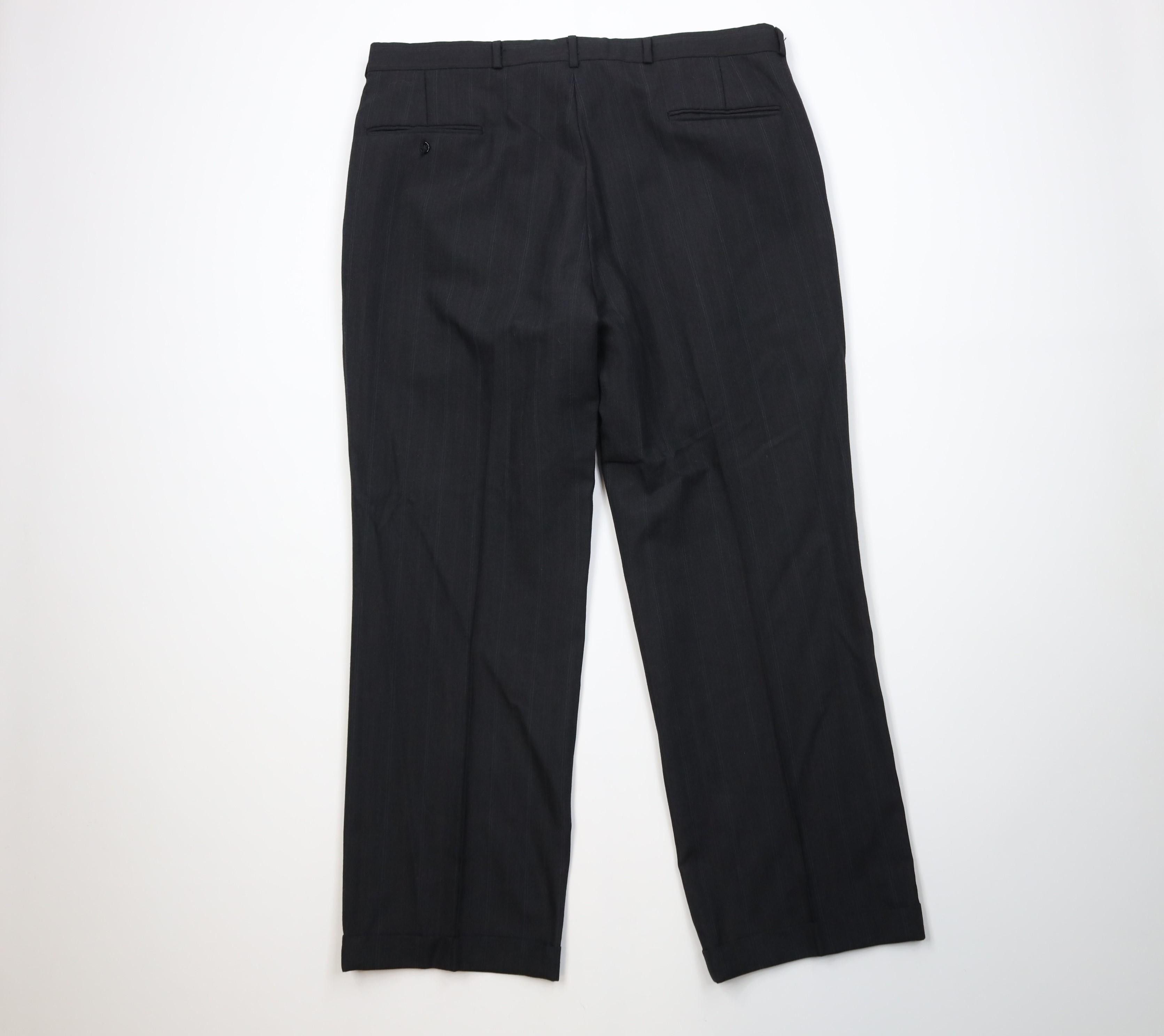 Vintage Vintage 70s Streetwear Knit Striped Wide Leg Chino Pants USA Size US 40 / EU 56 - 8 Thumbnail