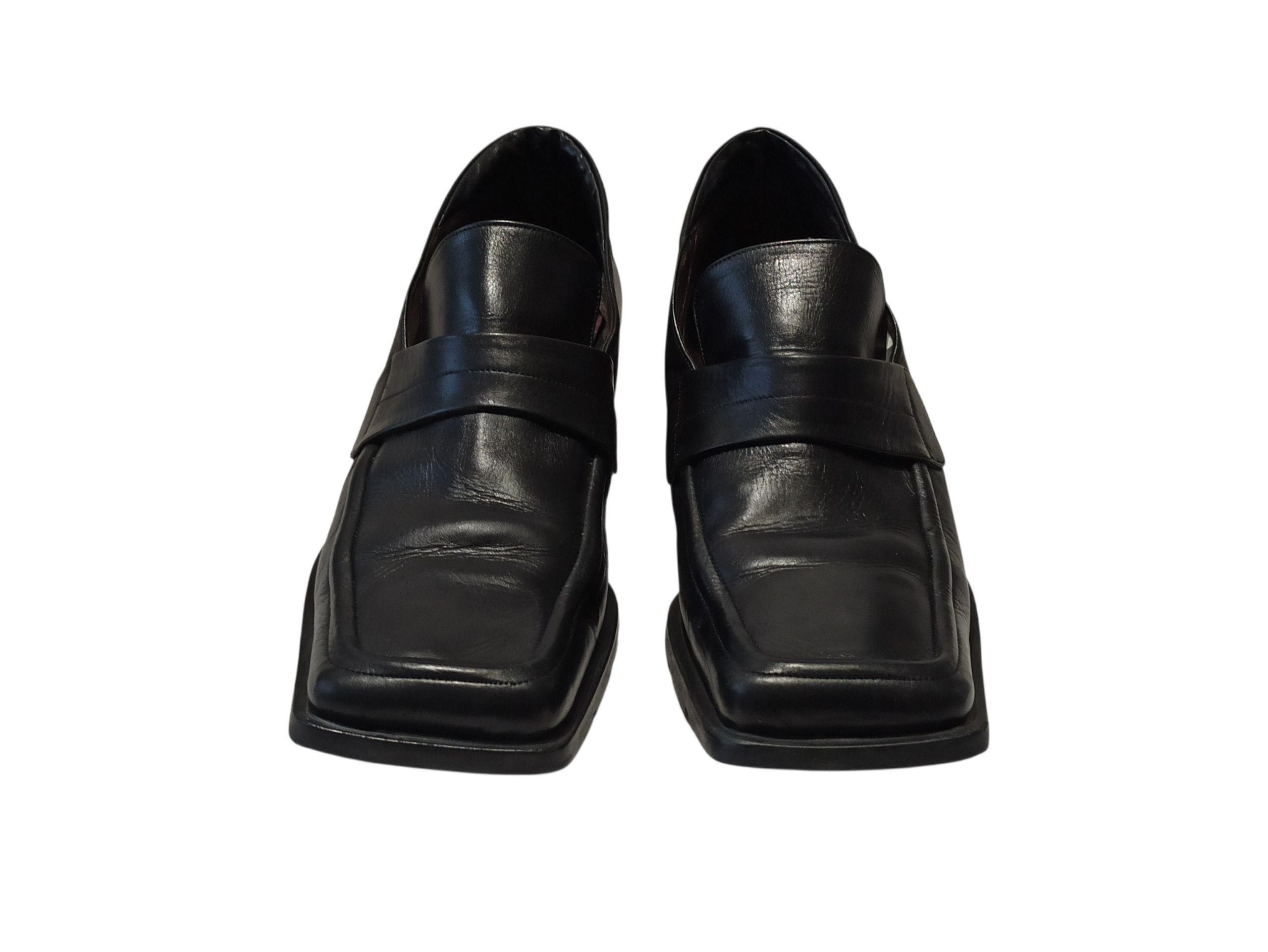Other AUGUSTO Rare Archive Square Toe Loafers Made in Italy Size US 10 / IT 40 - 2 Thumbnail