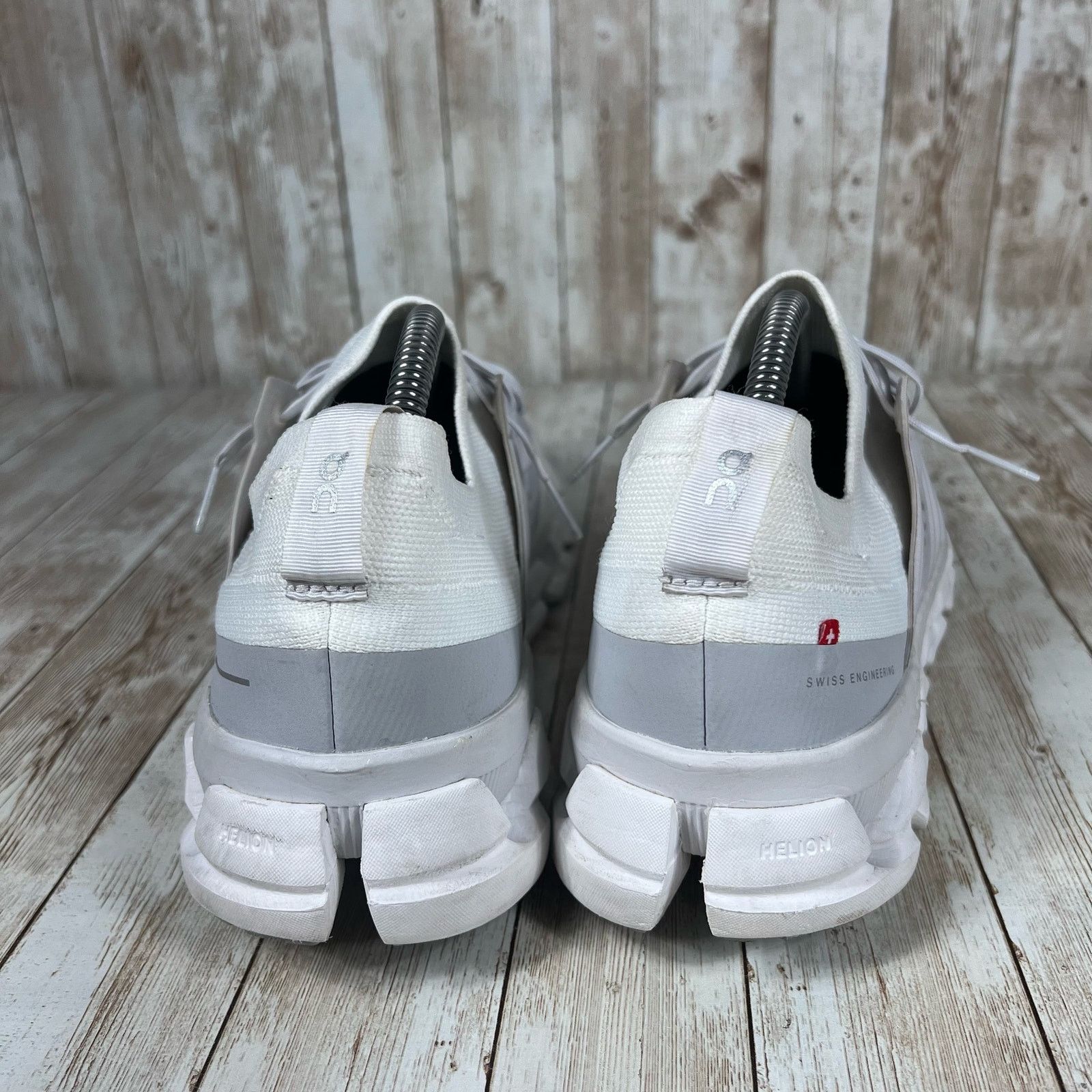 On On Womens cloudswift 3 Womens 10.5 white grey Size US 10.5 / IT 40.5 - 4 Thumbnail