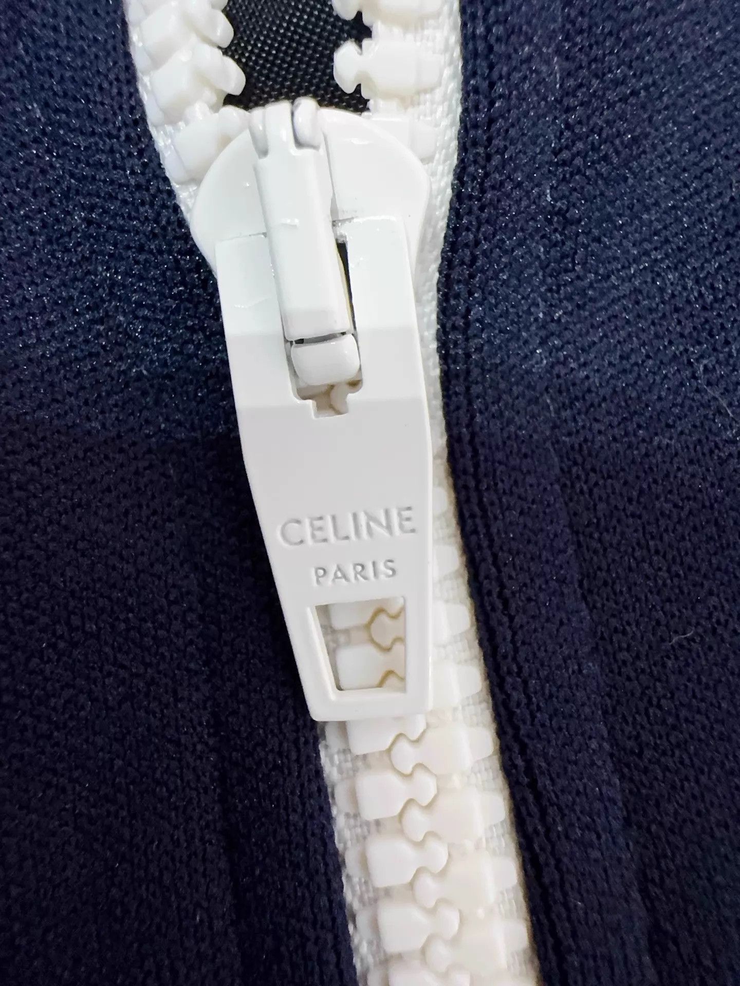 Celine Celine Navy Blue Minimalist Jacket M Size M / US 6-8 / IT 42-44 - 4 Thumbnail