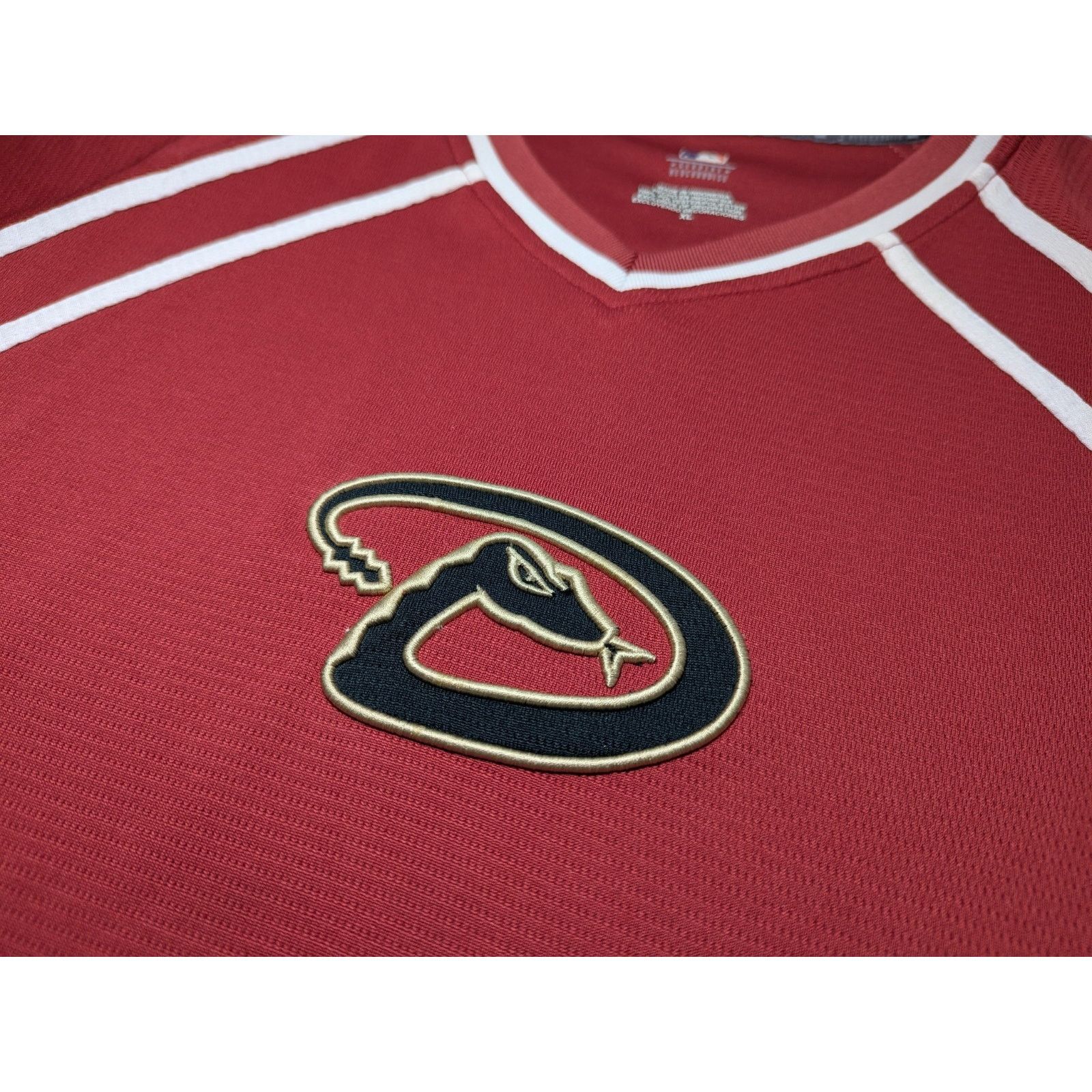 Majestic Arizona Diamondbacks Men's XL Embroidered Short Sleeve Size US XL / EU 56 / 4 - 5 Thumbnail