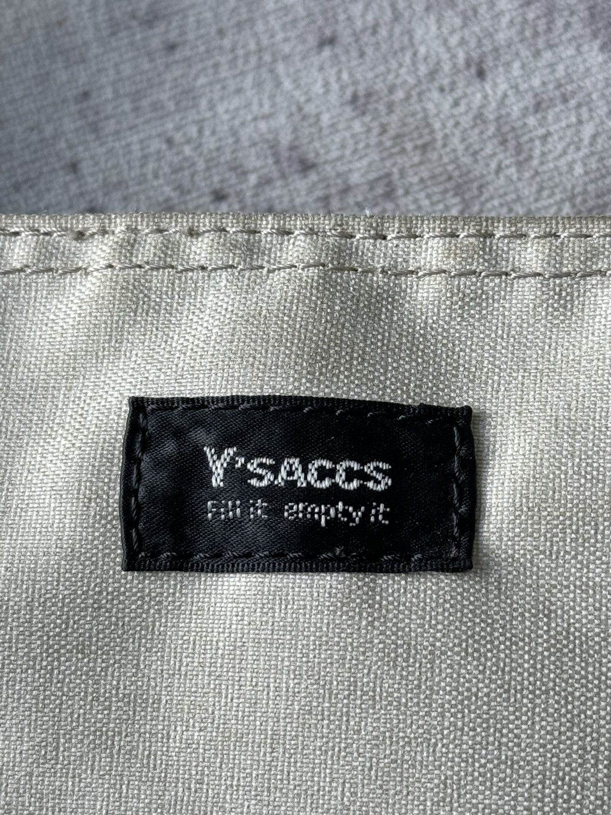 Yohji Yamamoto Yohji Yamamoto Y’sacc Tote HandBag Size ONE SIZE - 9 Thumbnail