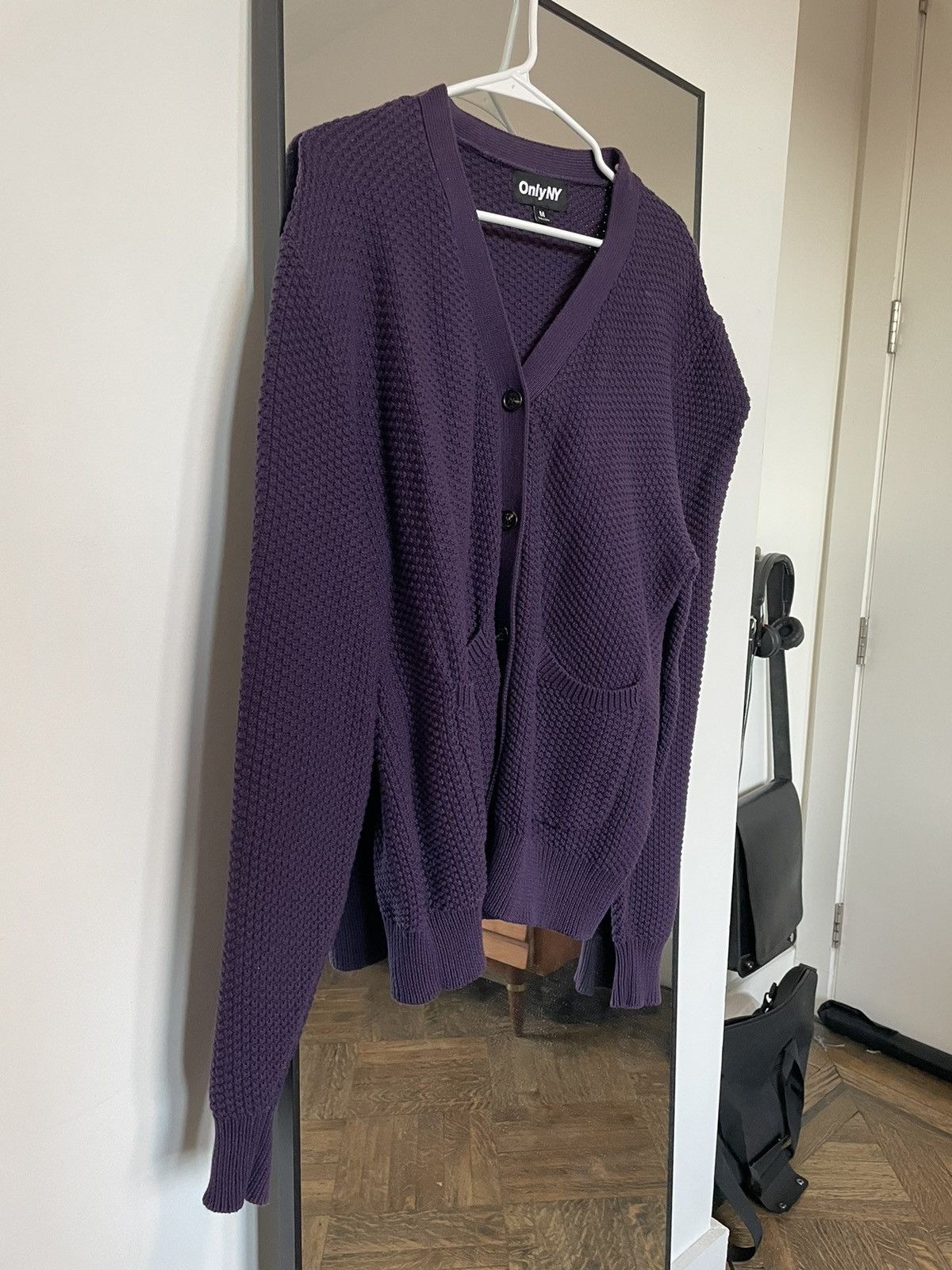 Only NY ONLY NY Purple knit cardigan. Size US M / EU 48-50 / 2 - 5 Thumbnail