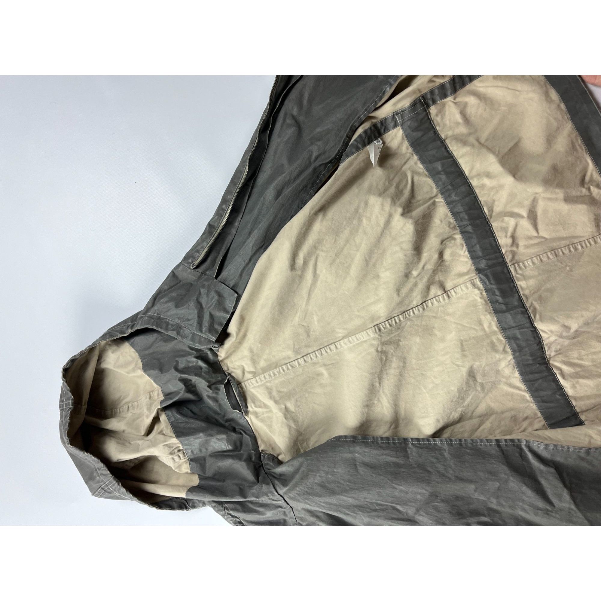 Annette Gortz Annette Görtz Gray & Beige Zip-Up RainJacket Size M / US 6-8 / IT 42-44 - 10 Thumbnail